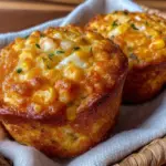 easy savory corn muffins - featured image
