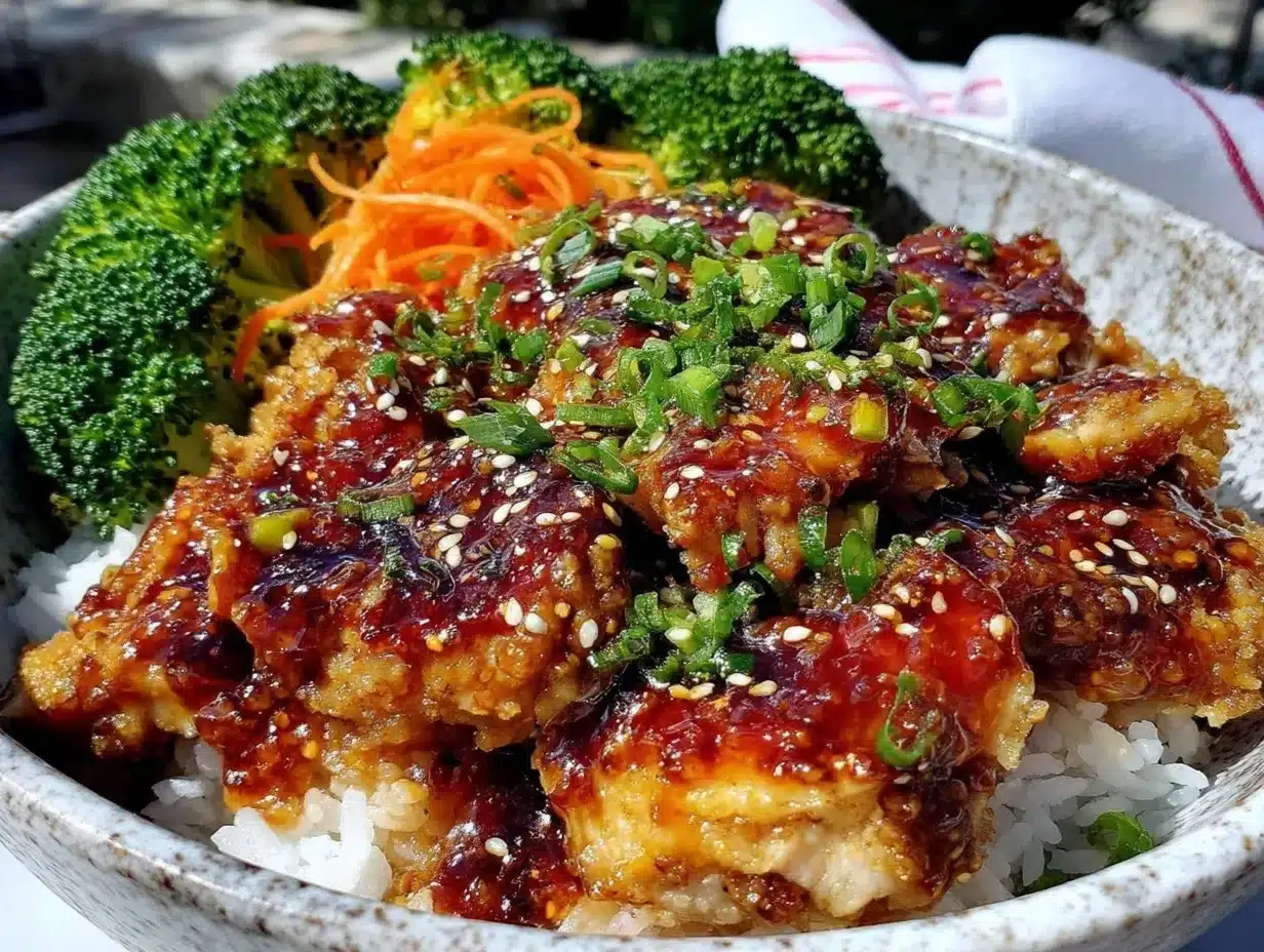 easy teriyaki chicken bowl preparation steps