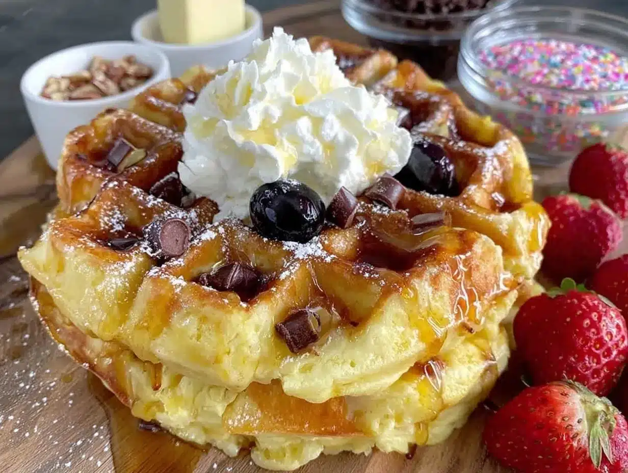 flavorful waffle bar recipe preparation steps