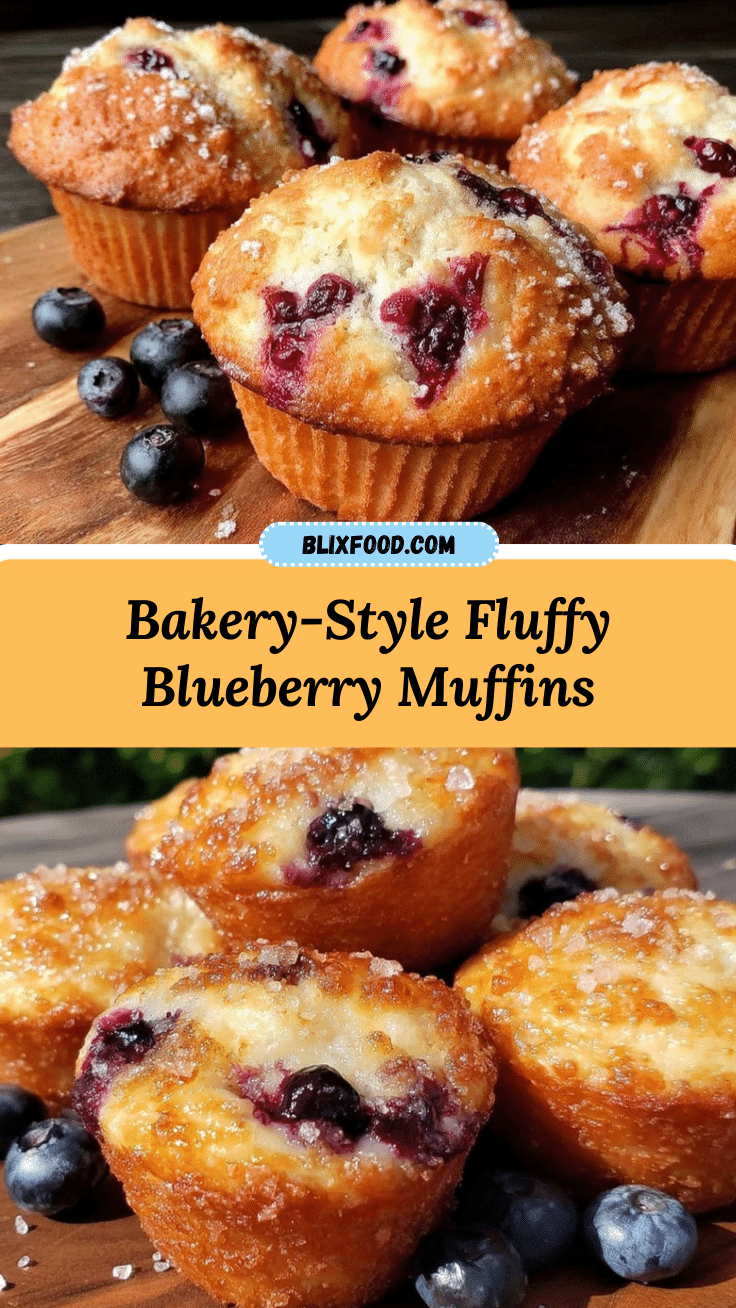 fluffy blueberry muffins recipe