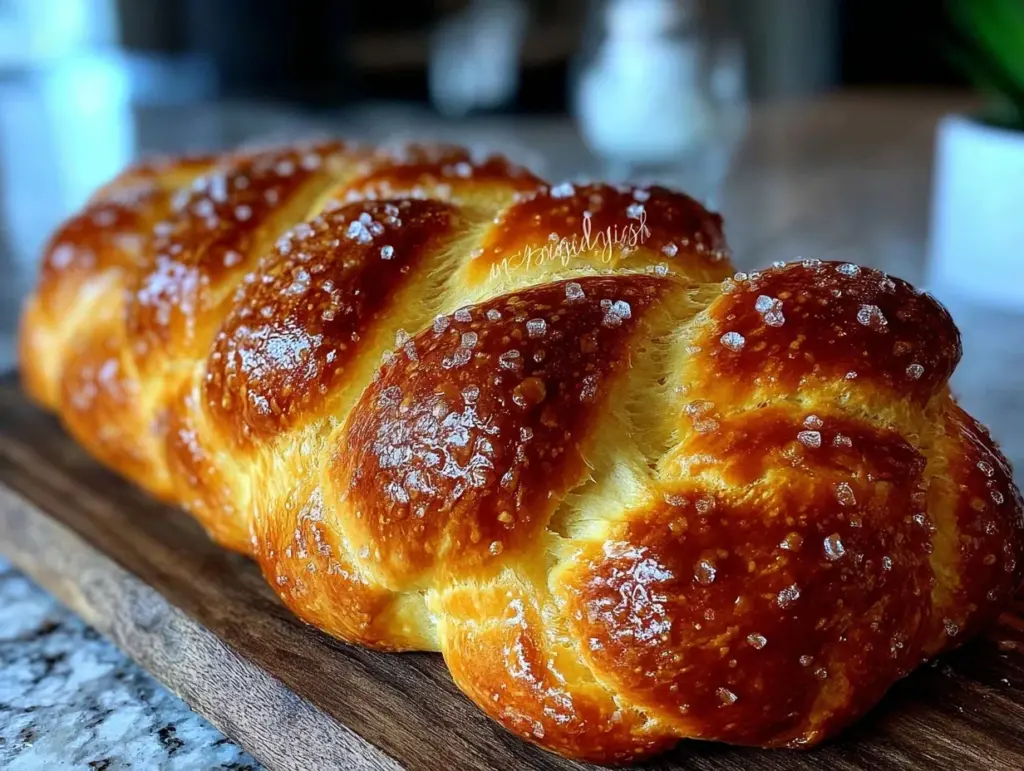 fluffy challah bread recipe - featured image