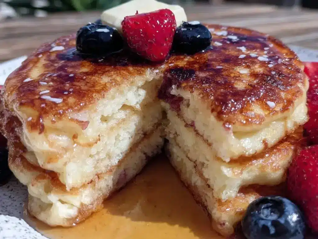 fluffy gluten-free pancakes - featured image