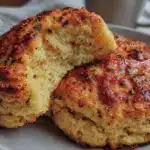 fluffy keto biscuits with almond flour - featured image
