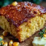 fluffy southern buttery cornbread - featured image
