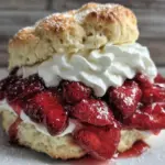 fluffy strawberry shortcake - featured image