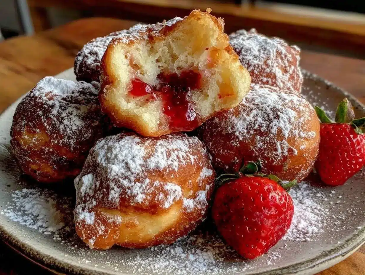 fluffy sufganiyot jelly donuts preparation steps