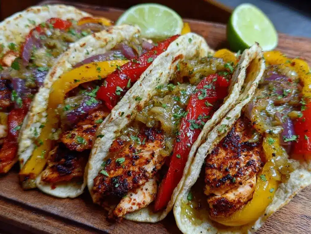 freezer chicken fajitas - featured image