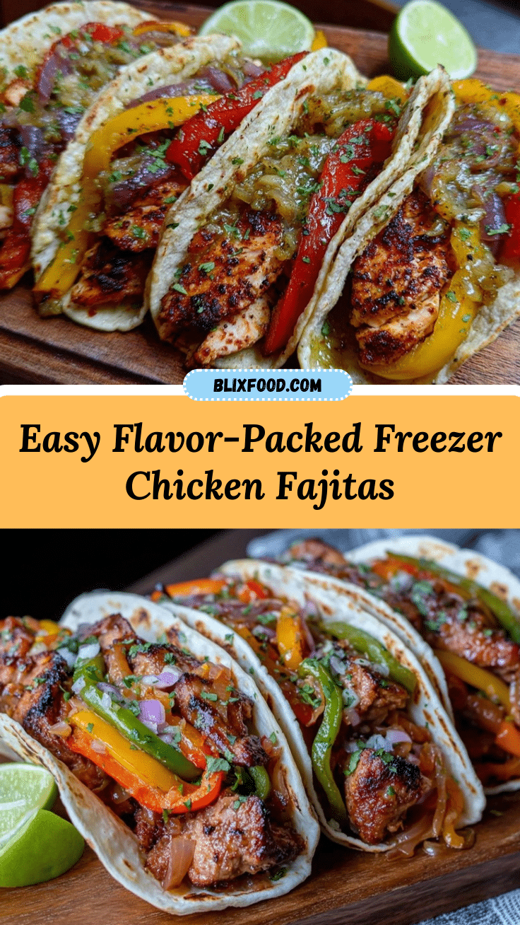 freezer chicken fajitas recipe