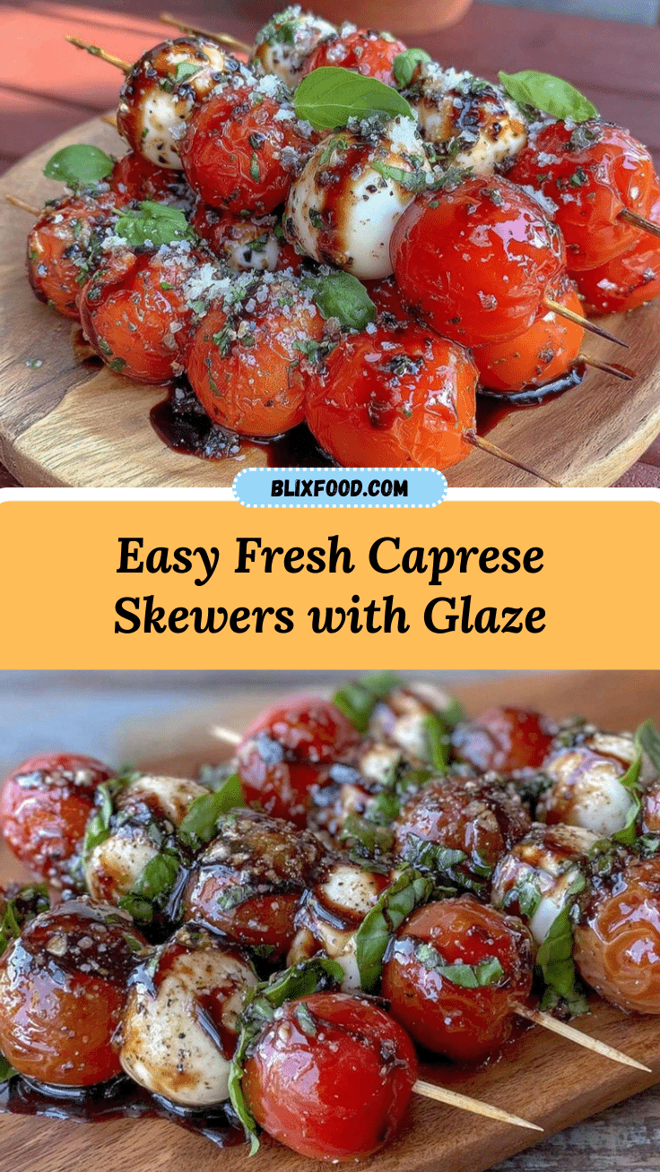 fresh Caprese skewers recipe