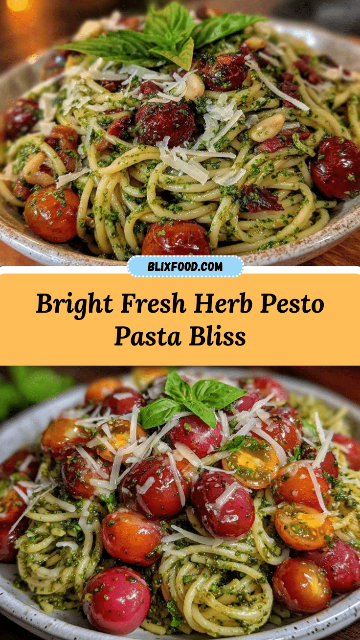 fresh herb pesto pasta recipe