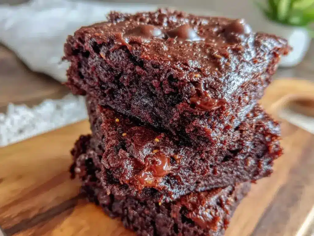 fudgy gluten-free brownies - featured image