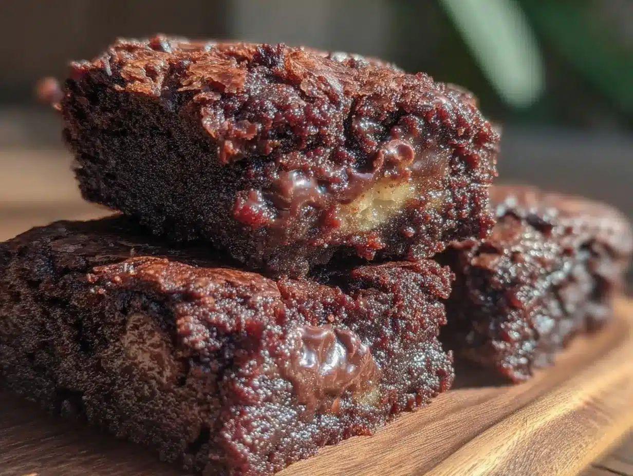 fudgy gluten-free brownies preparation steps