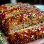 healthy diabetic-friendly meatloaf - featured image