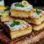 healthy sugar-free lemon bars - featured image
