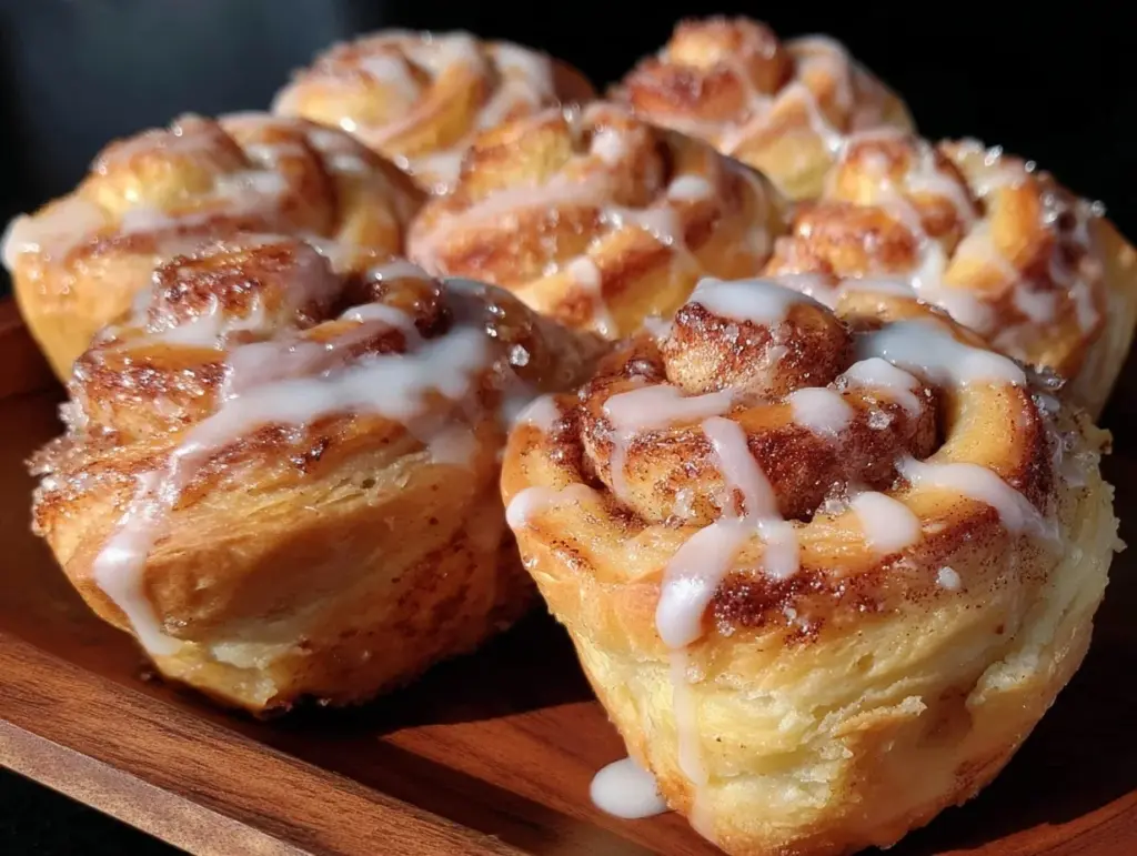 heart-shaped cinnamon rolls - featured image