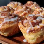 heart-shaped cinnamon rolls - featured image