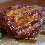 honey glazed ham steaks - featured image