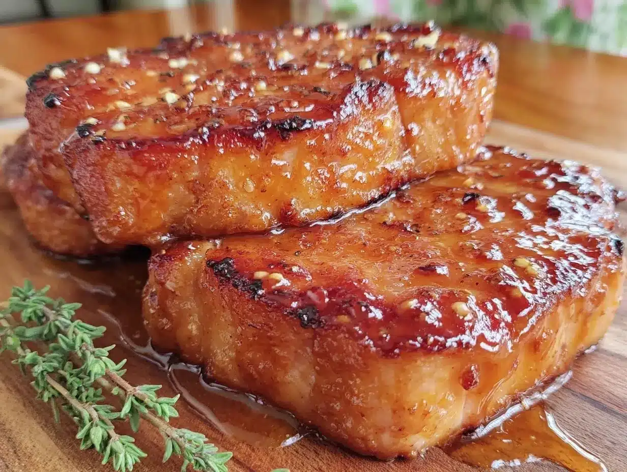 honey glazed ham steaks preparation steps