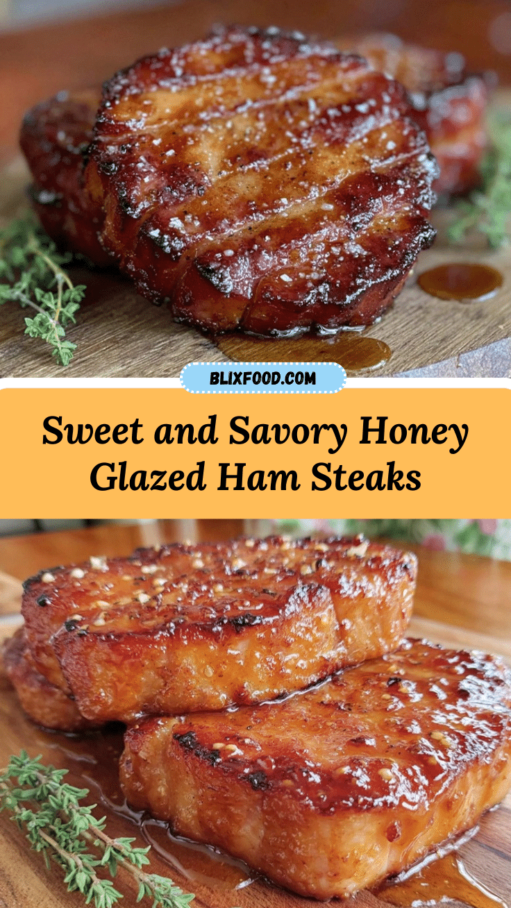 honey glazed ham steaks recipe