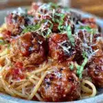 instant pot spaghetti and meatballs - featured image