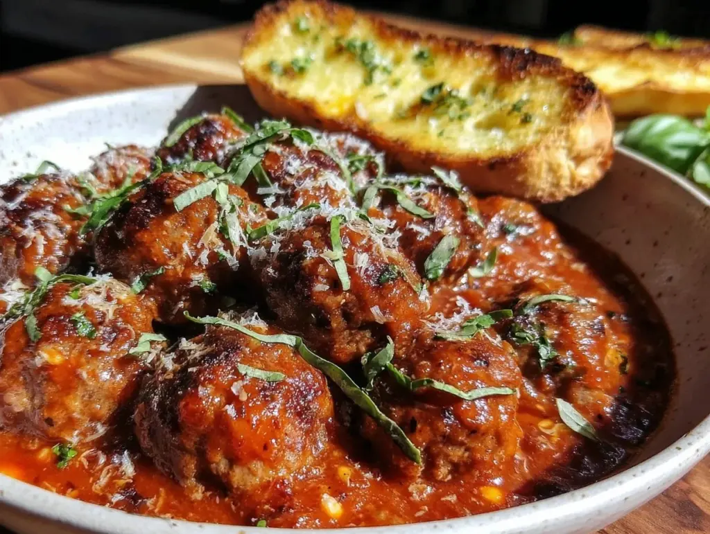 Italian freezer meatballs - featured image
