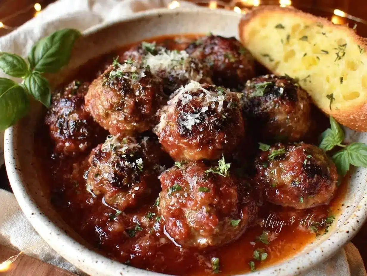 Italian freezer meatballs preparation steps