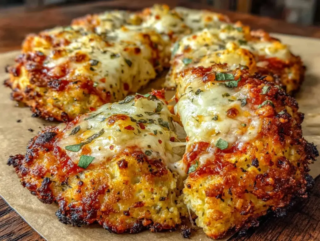 keto fathead pizza dough - featured image