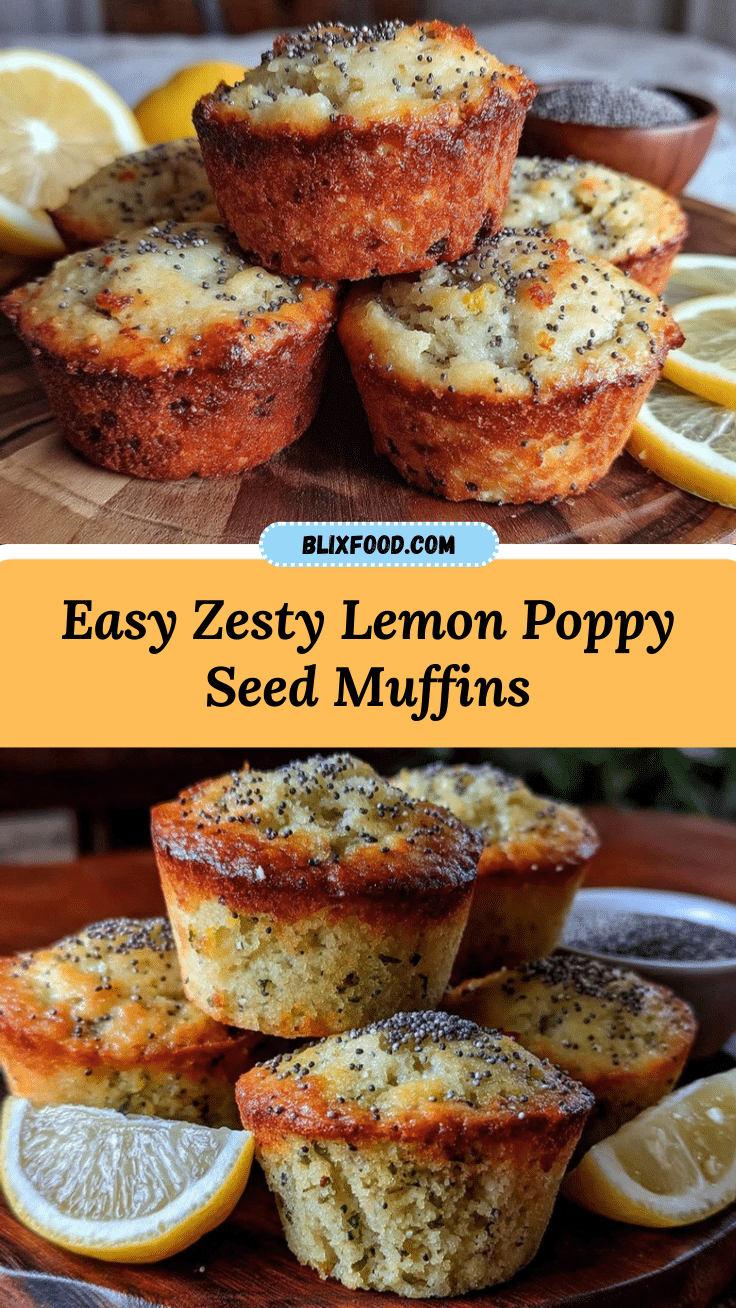 lemon poppy seed muffins recipe