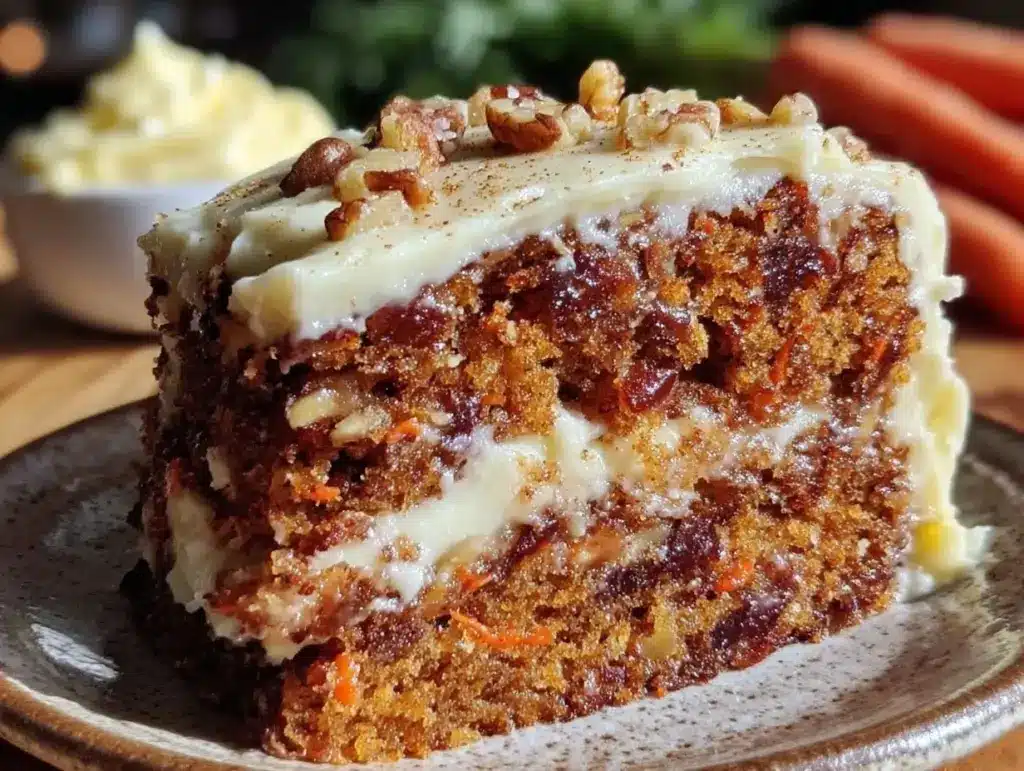 moist carrot cake recipe - featured image