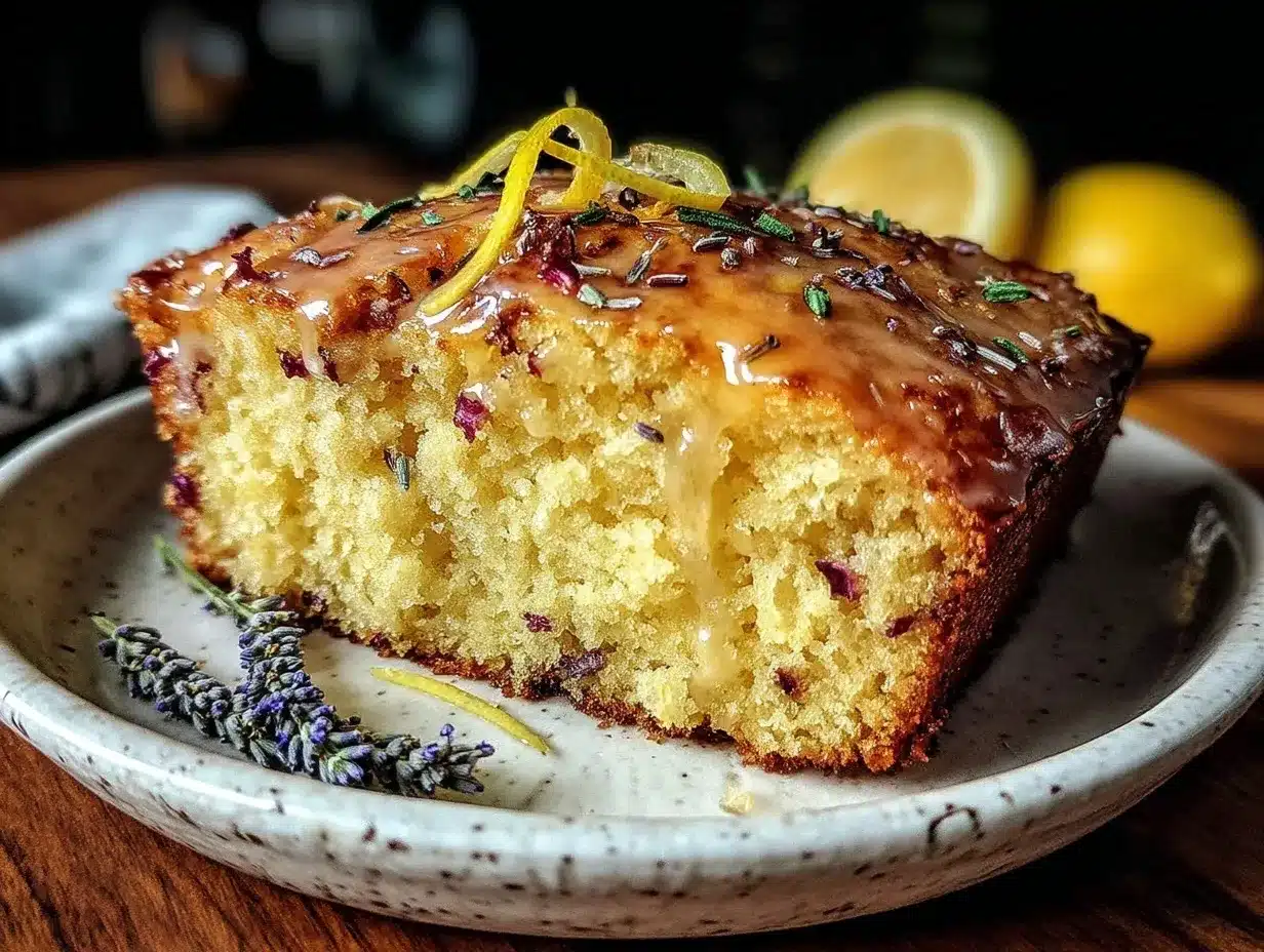 moist lemon lavender pound cake preparation steps