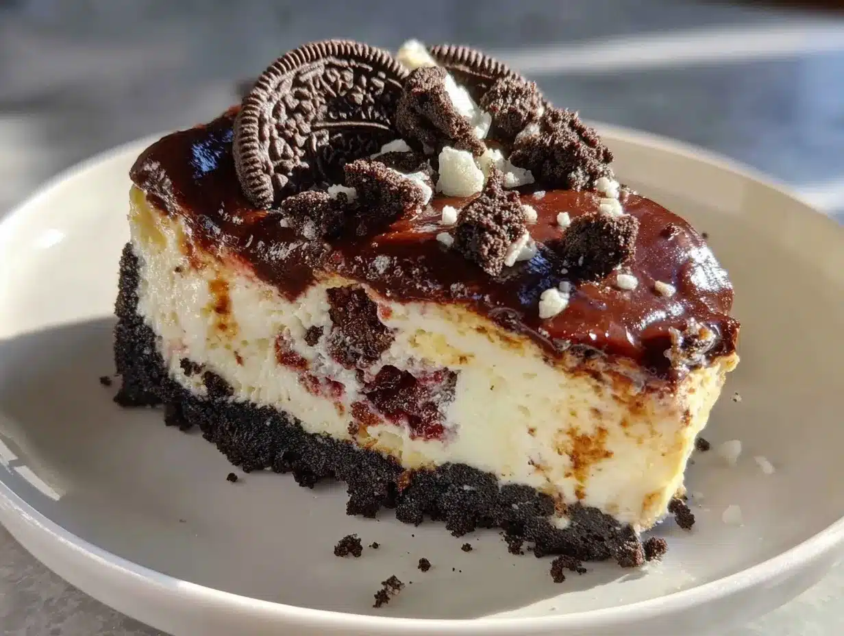 no bake Oreo cheesecake preparation steps