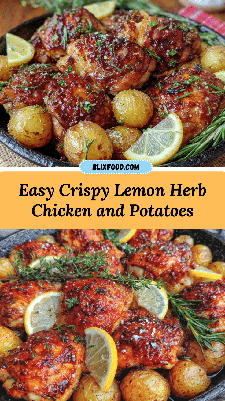 one-pan lemon herb chicken and potatoes recipe