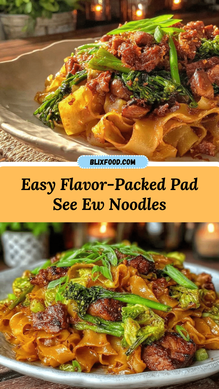 Pad See Ew Noodles recipe