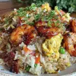 perfect fried rice with shrimp and chicken - featured image
