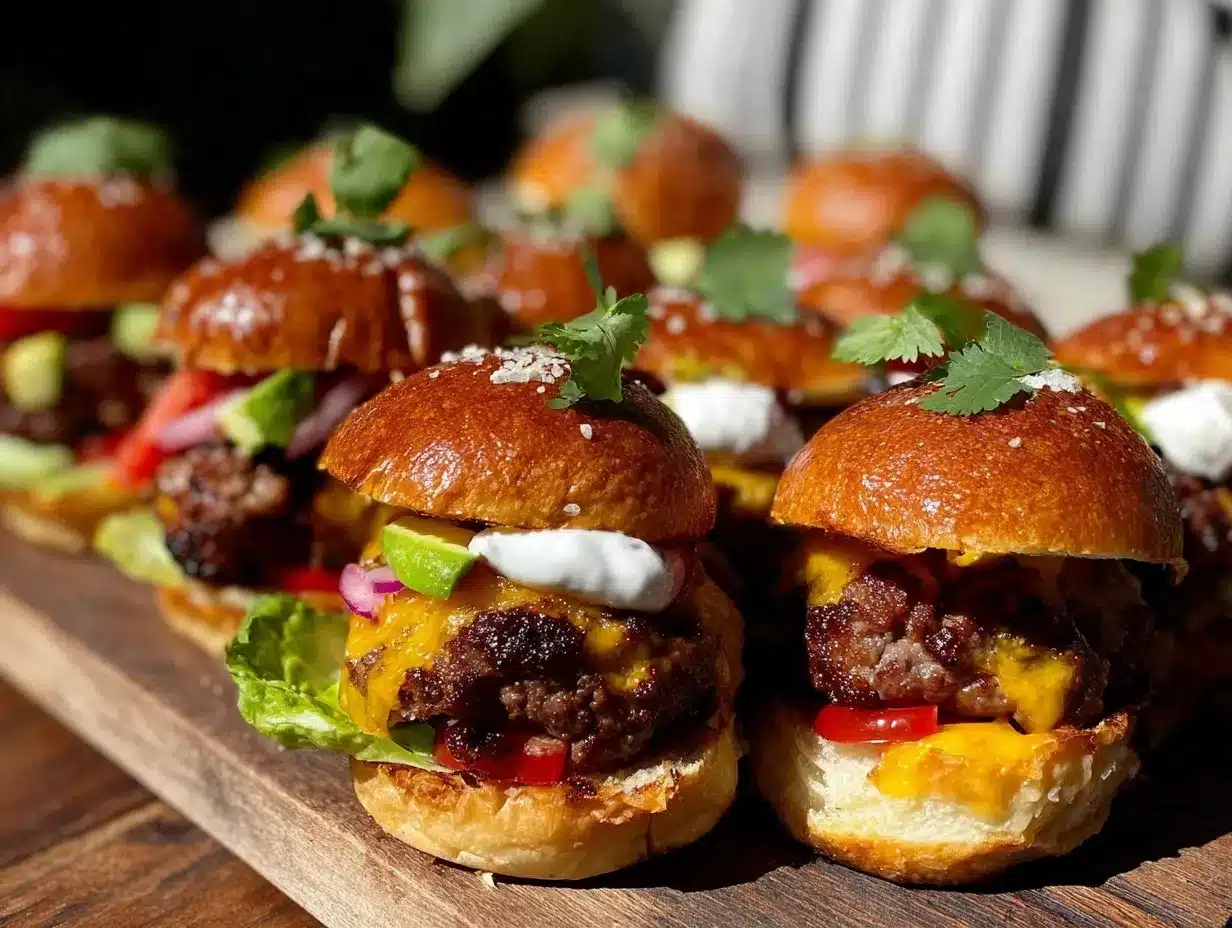 perfect mini sliders bar preparation steps