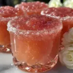 pink champagne jello shots - featured image