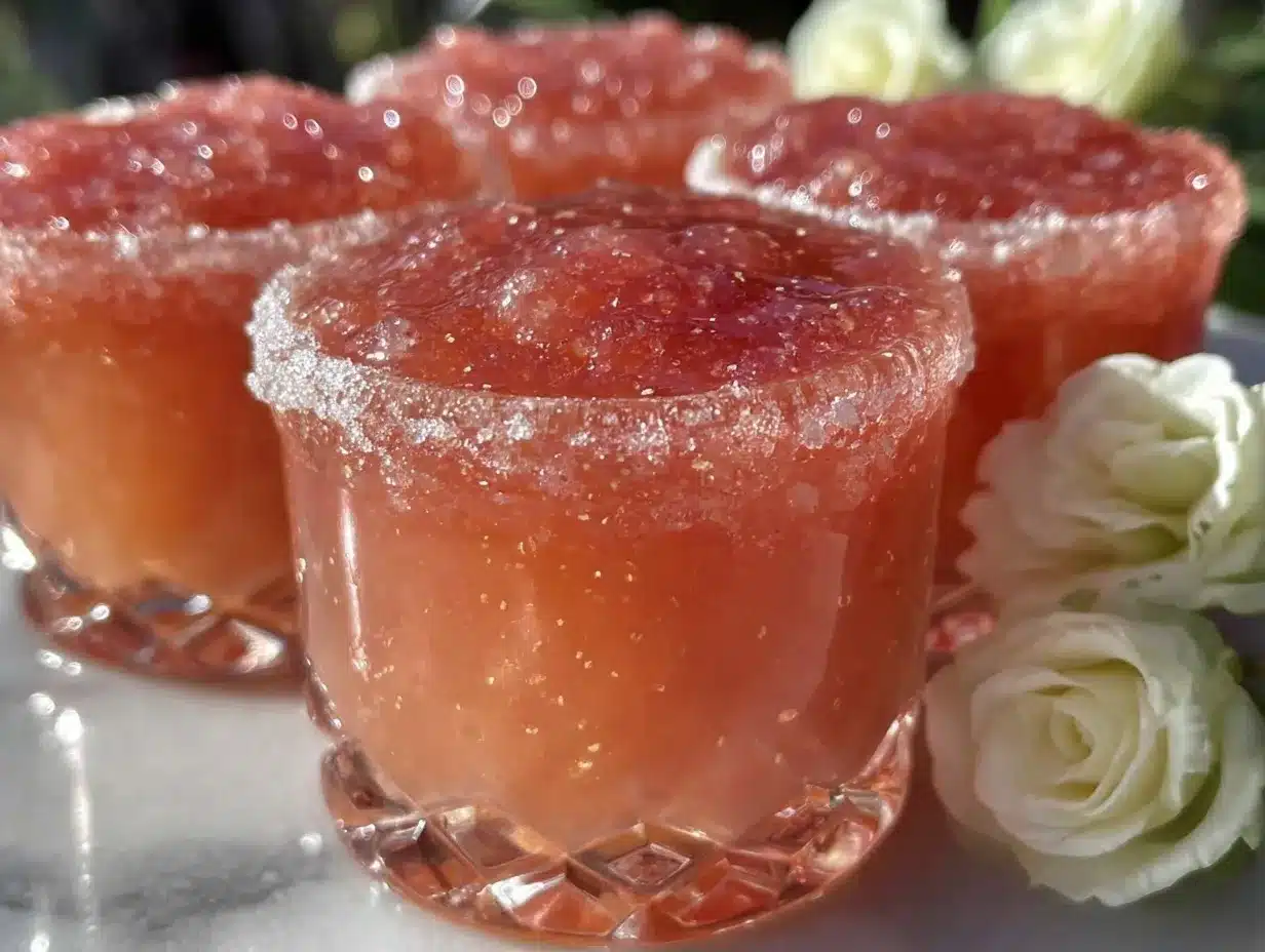 pink champagne jello shots preparation steps