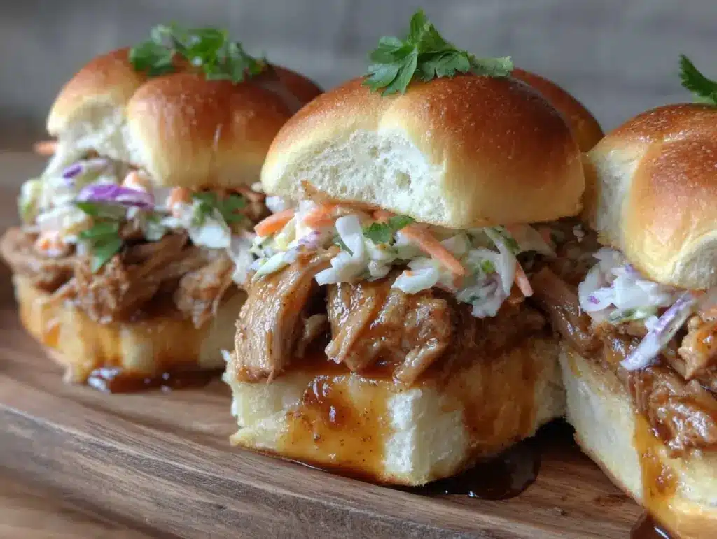 pulled pork sliders - featured image