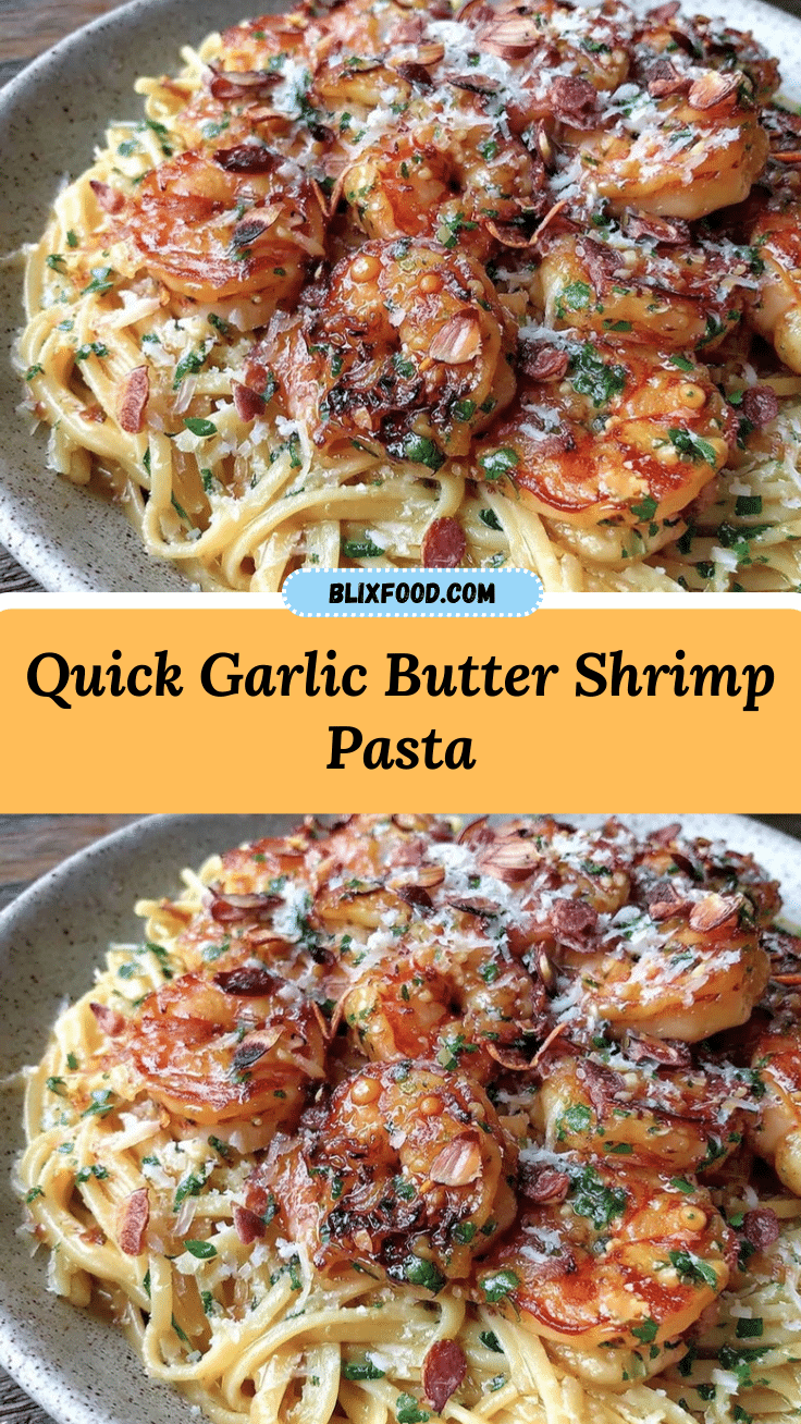 quick garlic shrimp pasta recipe
