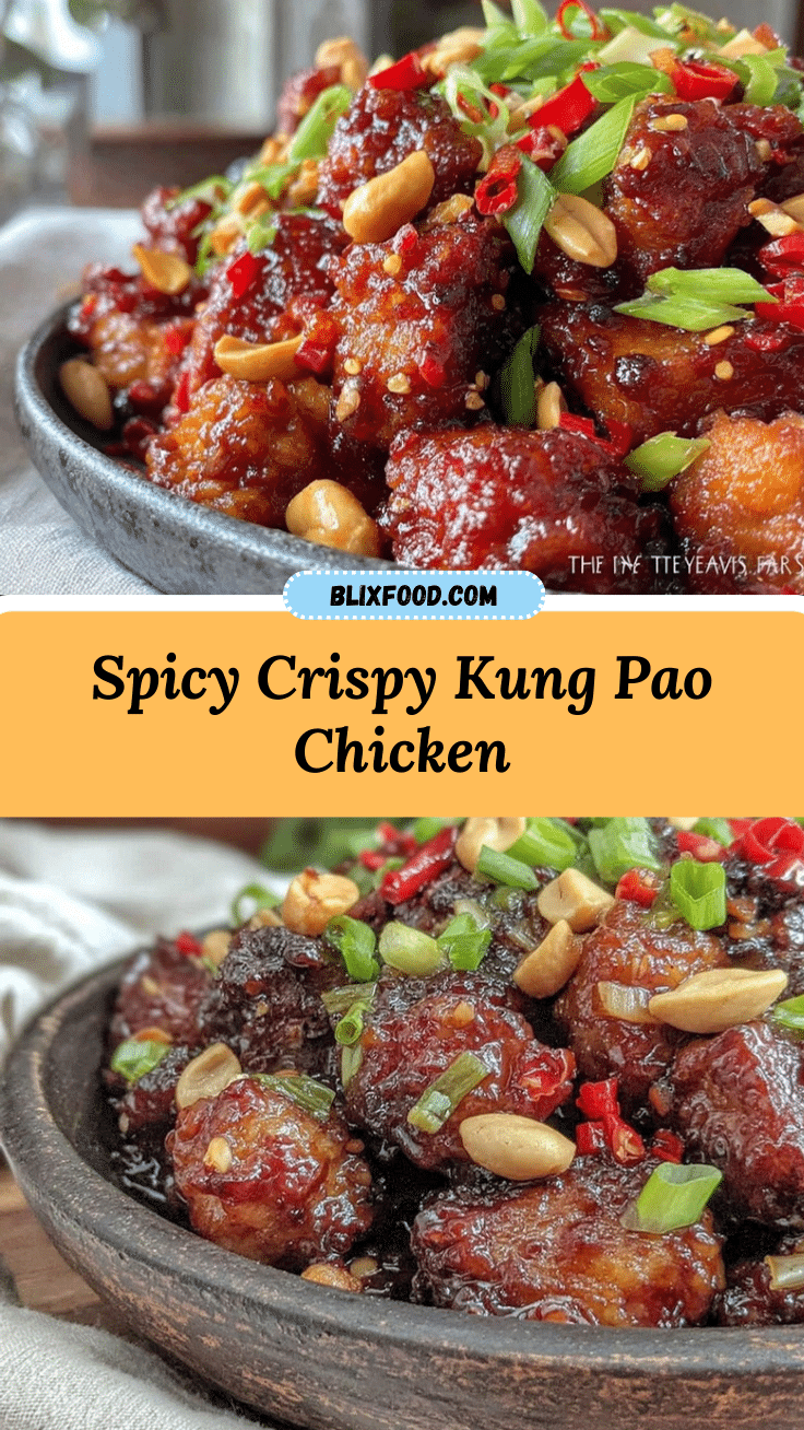 savory spicy kung pao chicken recipe