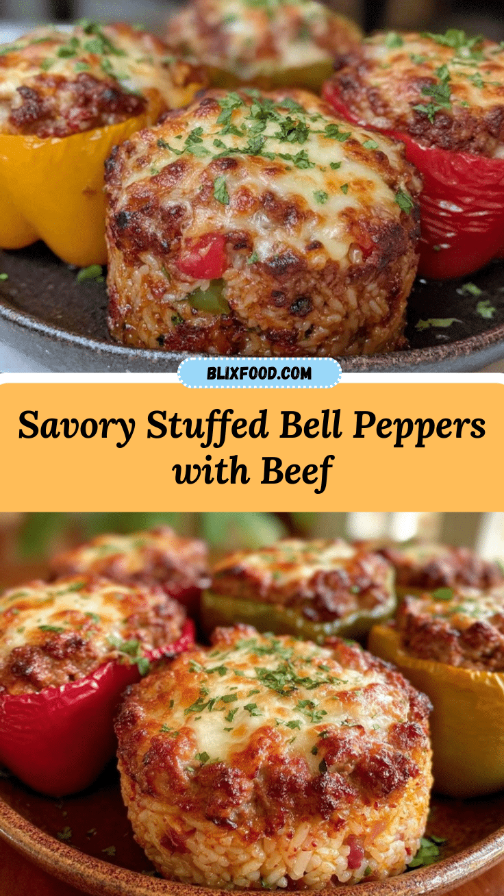savory stuffed bell peppers recipe