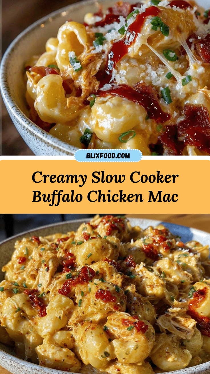 slow cooker buffalo chicken mac and cheese recipe