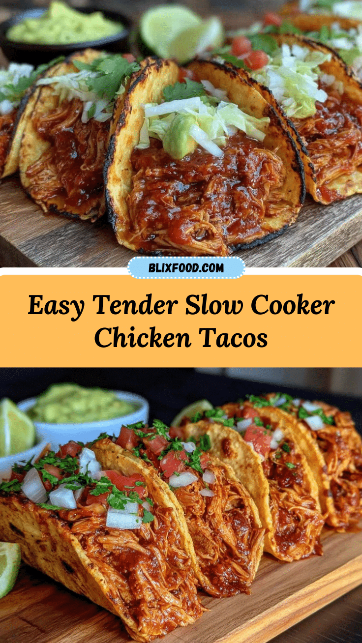 slow cooker chicken tacos recipe