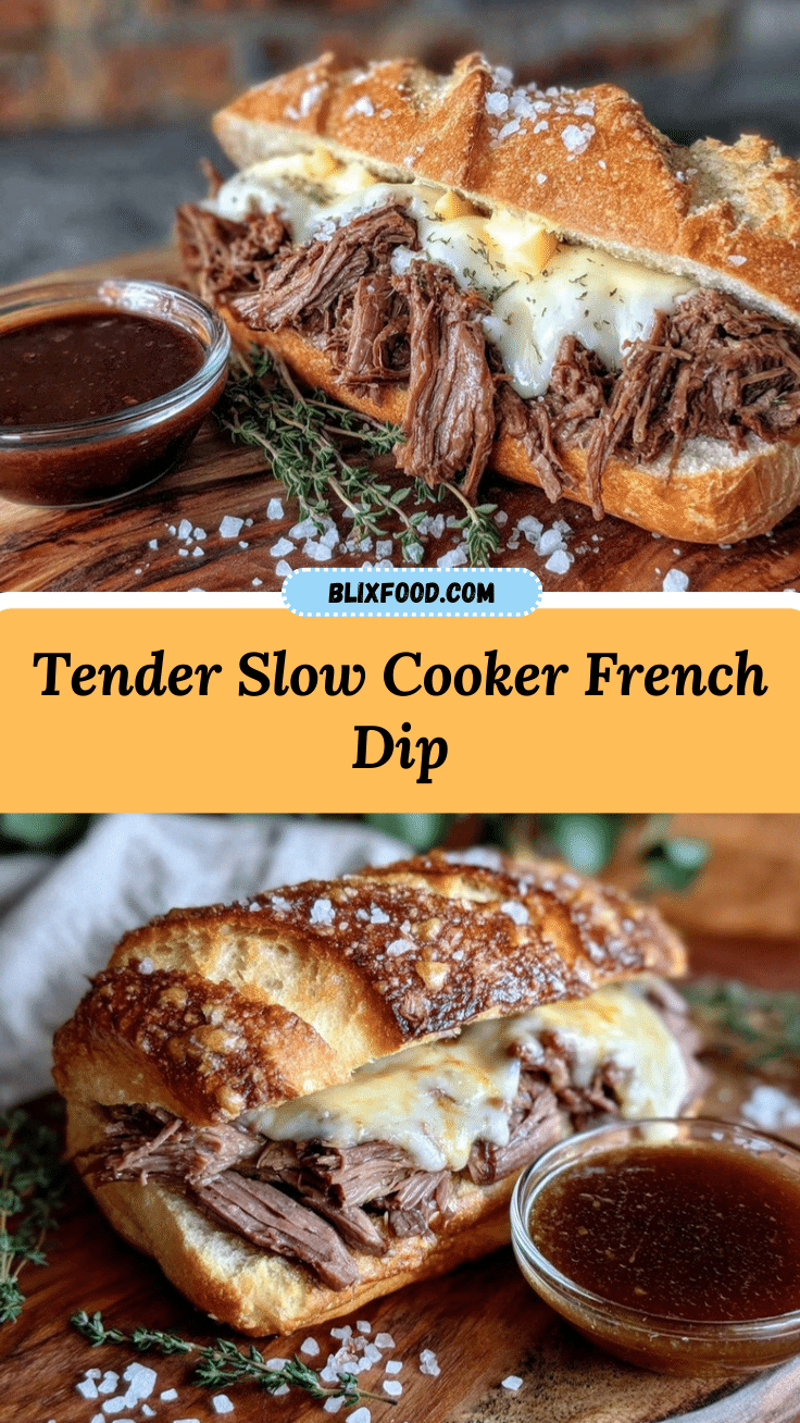 slow cooker french dip sandwich recipe