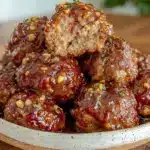 slow cooker honey garlic meatballs - featured image