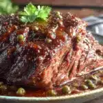 slow cooker mississippi pot roast - featured image