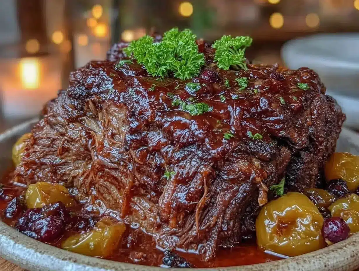 slow cooker mississippi pot roast preparation steps