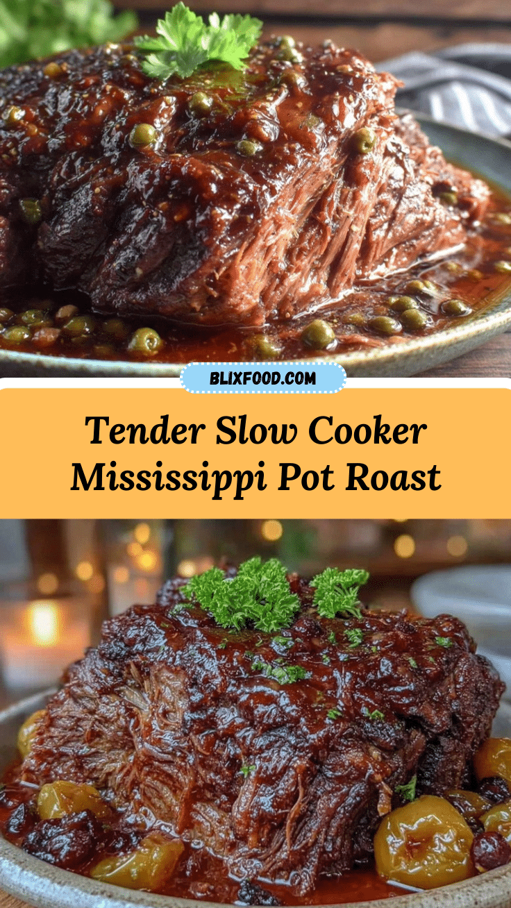 slow cooker mississippi pot roast recipe