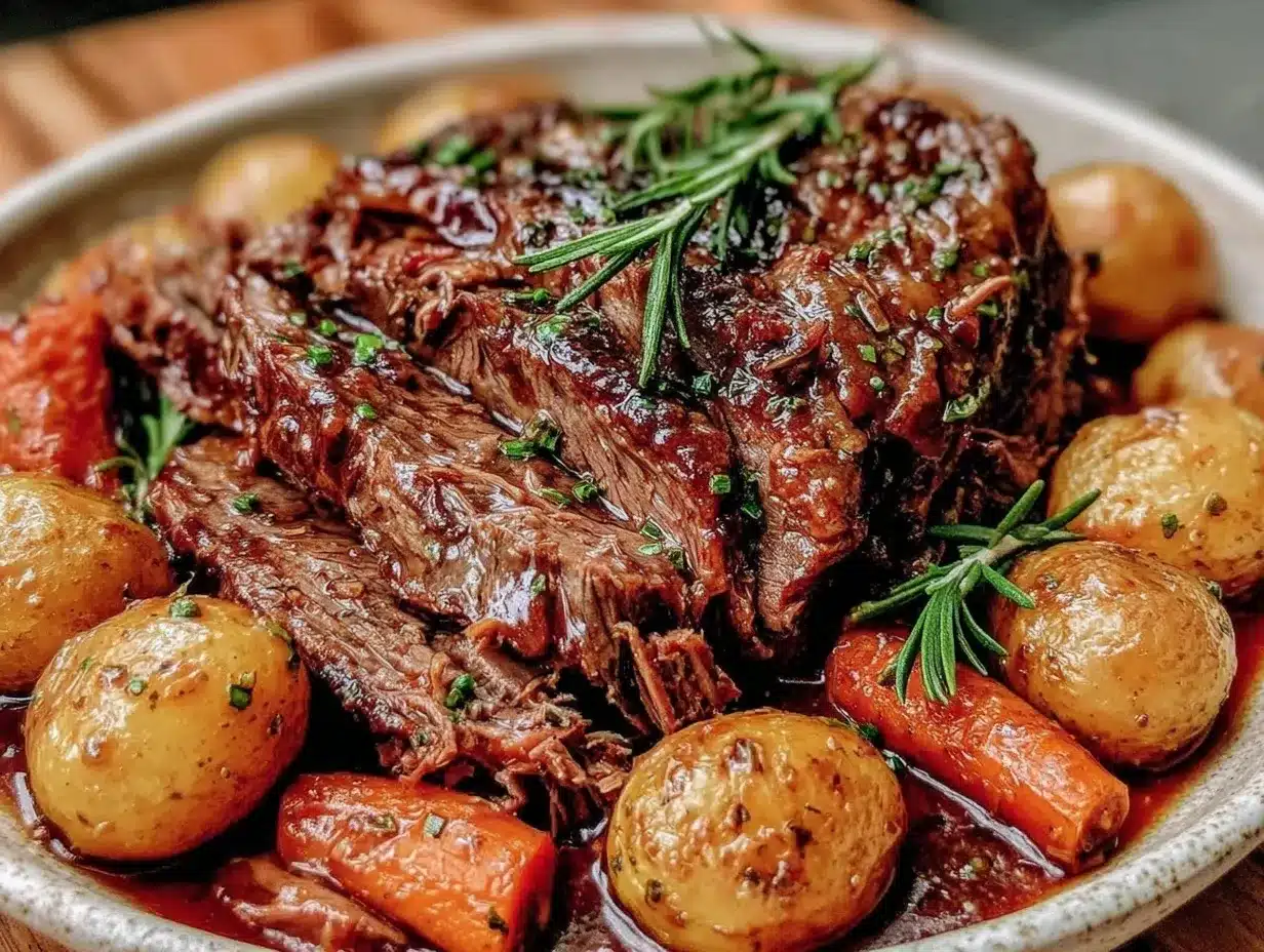 slow cooker pot roast recipe preparation steps