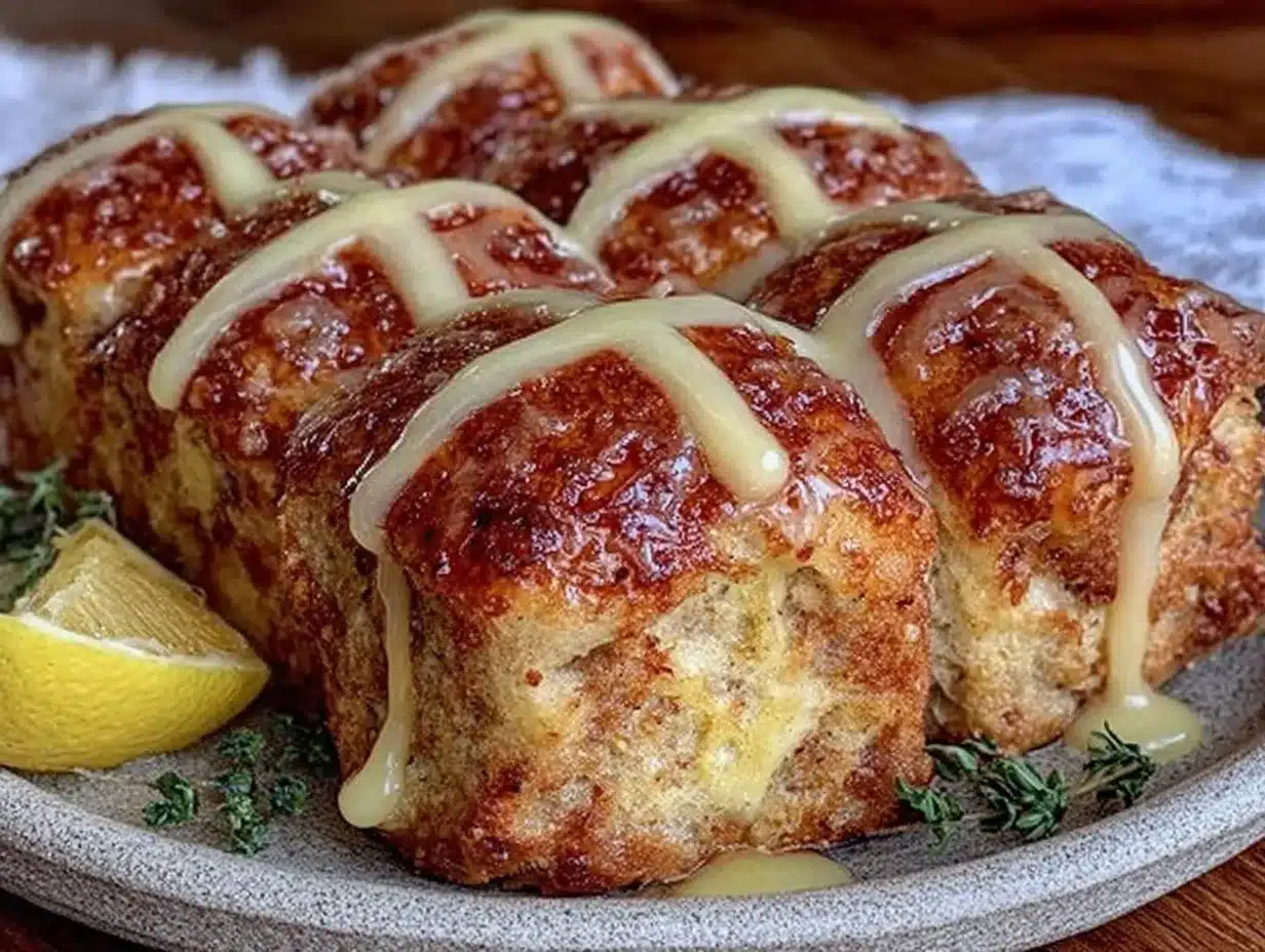 soft hot cross buns preparation steps